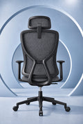 Pointer Performance Mesh Chair in Black-Dark Grey — performance mesh chair by HeavenCraft