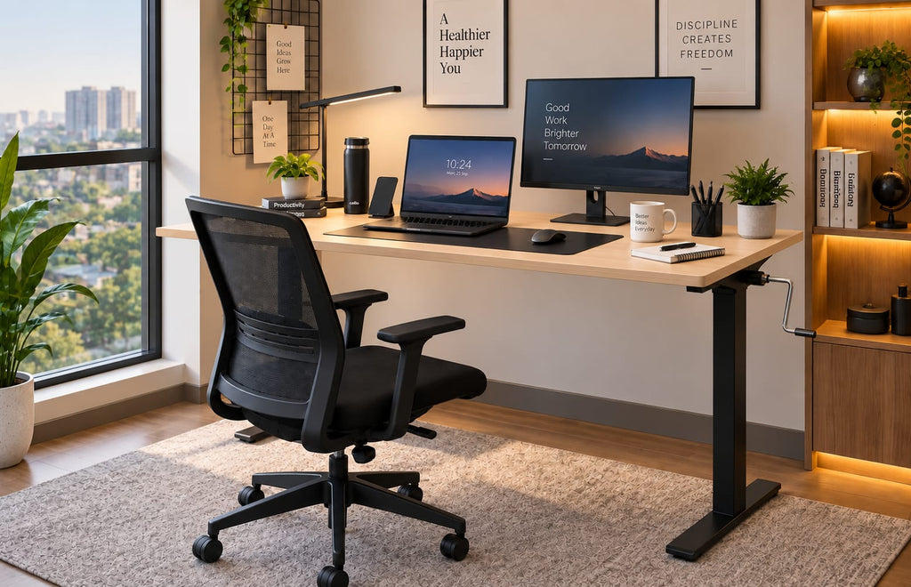 Modura Height Adjustable Table — height adjustable table by HeavenCraft