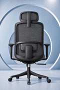Casca Performance Mesh Chair in Black-Dark Grey — performance mesh chair by HeavenCraft