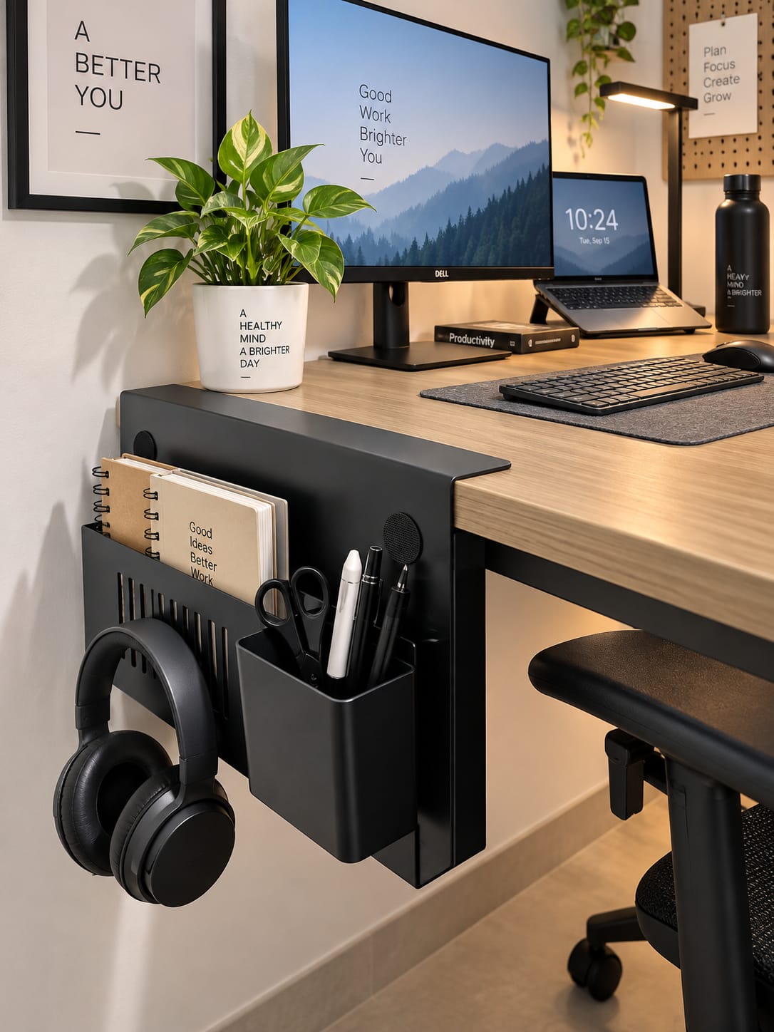 Desk Side Organiser — desk side organiser by HeavenCraft
