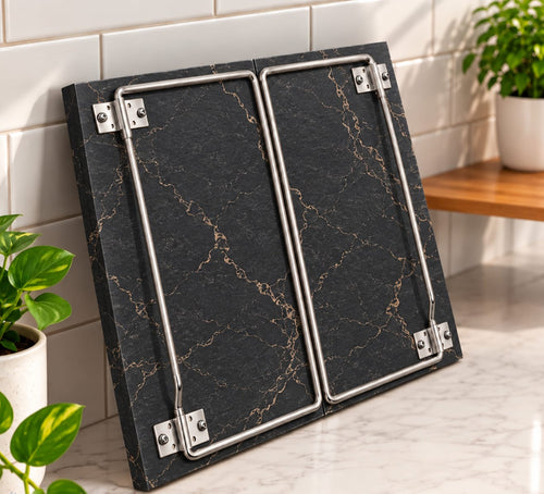 Flex Apex Bed Table in Black Marble, view 2