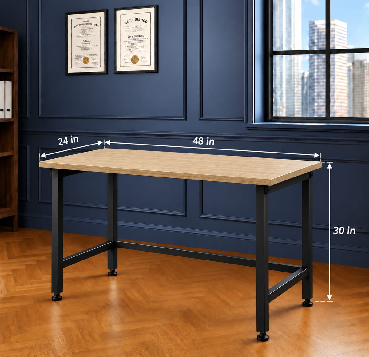 Exquisite Folding Table in Wooden Teak, view 3