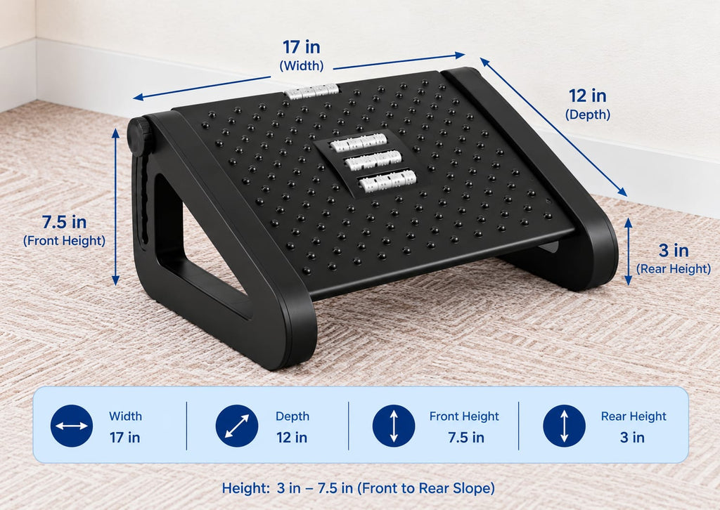 Ergonomic Footrest, view 3
