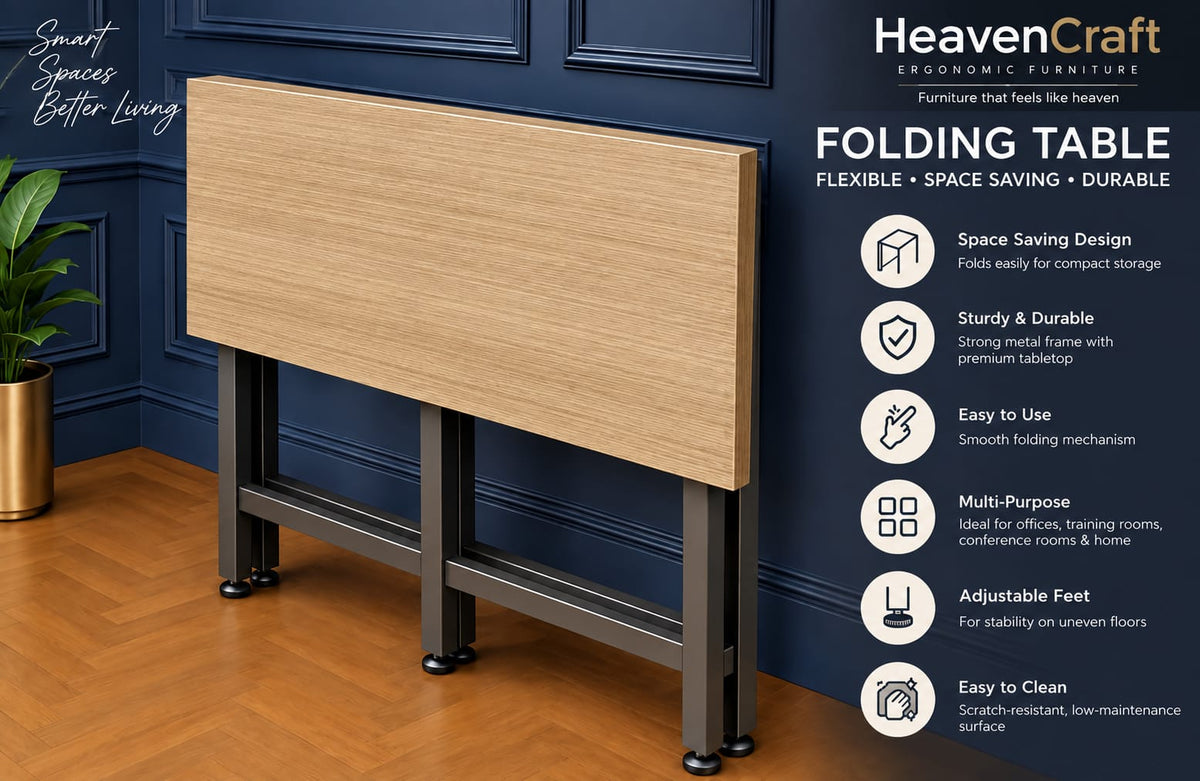 Exquisite Folding Table in Wooden Teak, view 4