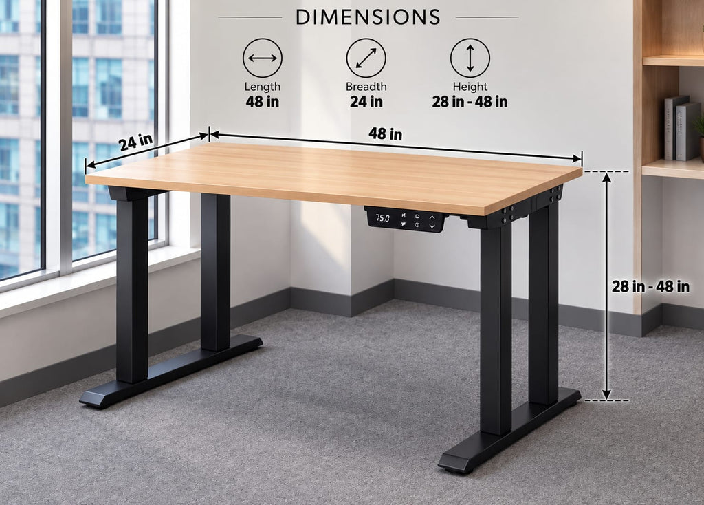 Movix Height Adjustable Table, view 4