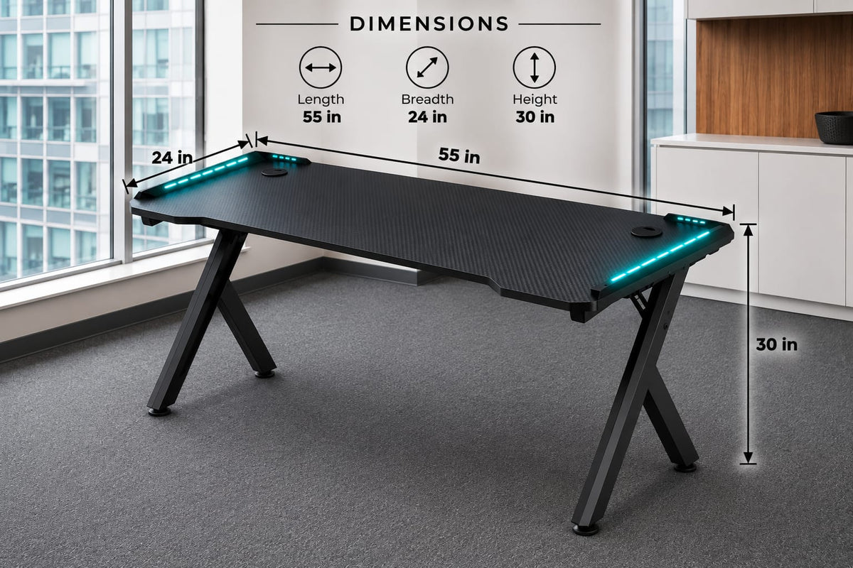 Phantom Gaming Desk, view 4