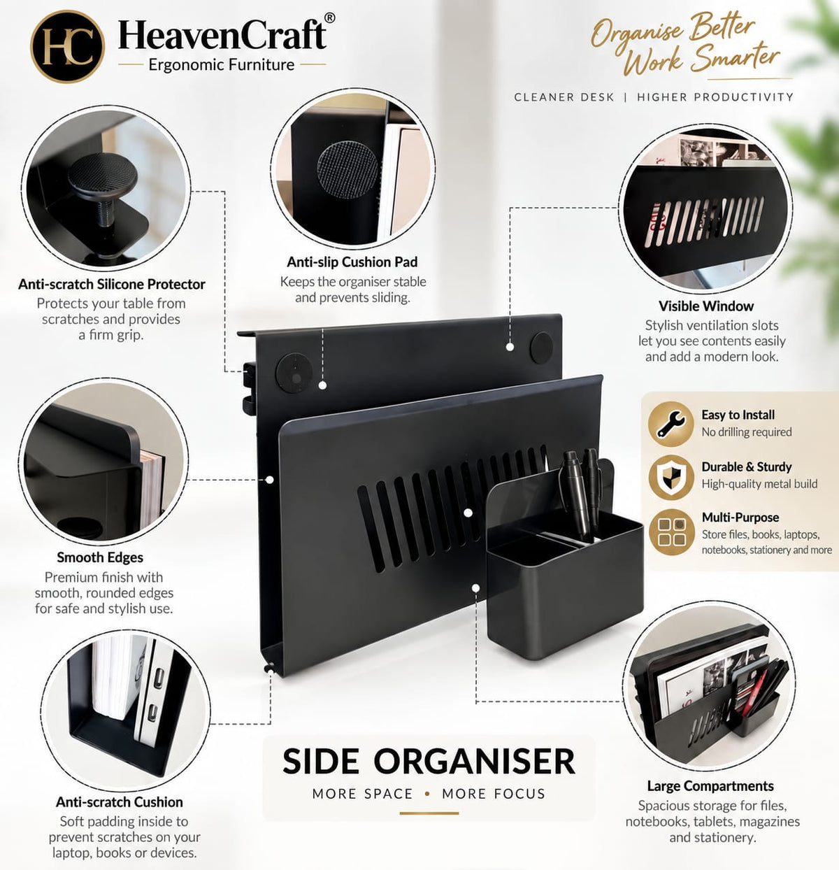 Desk Side Organiser, view 4