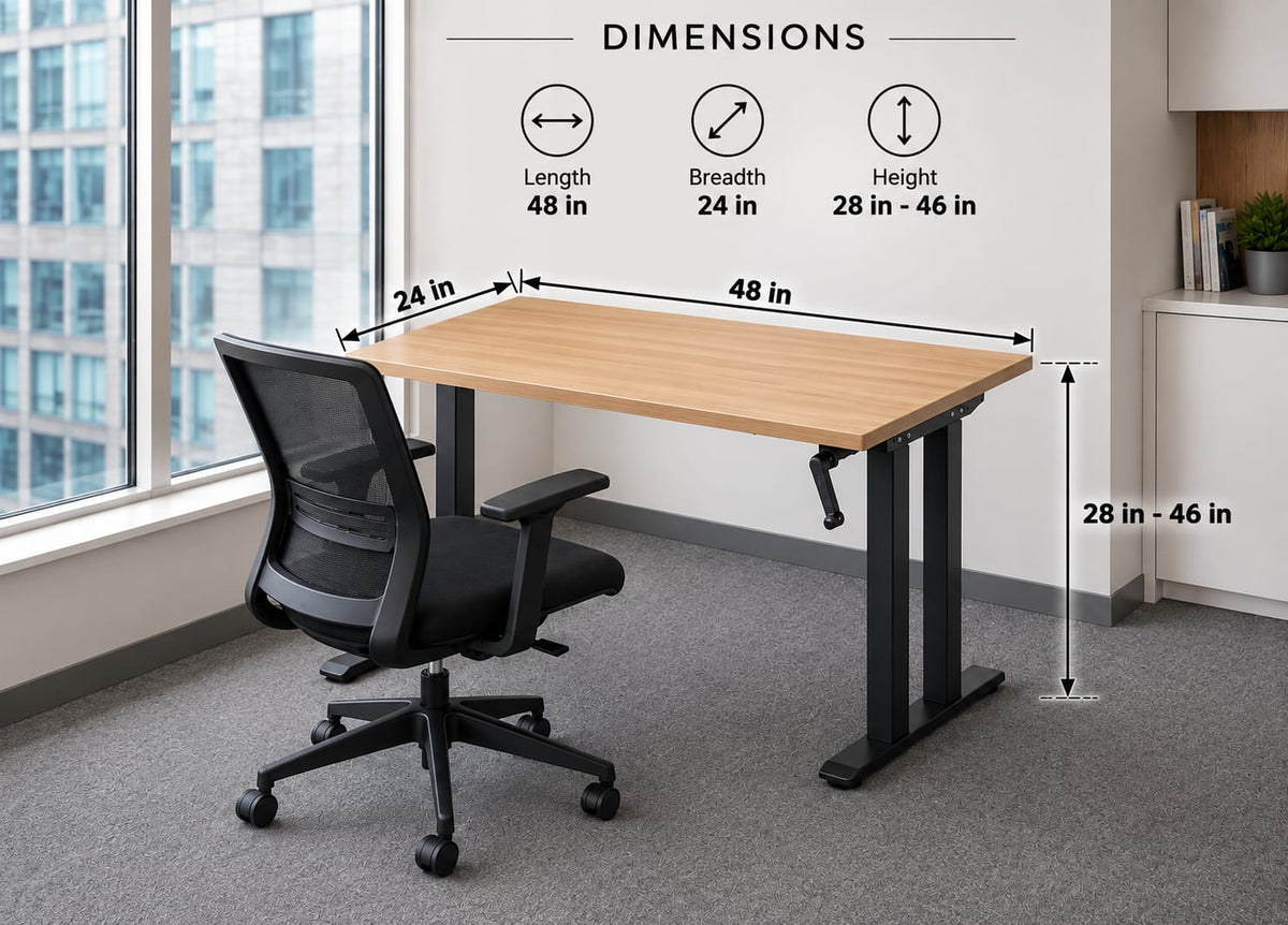 Modexa Height Adjustable Table, view 4