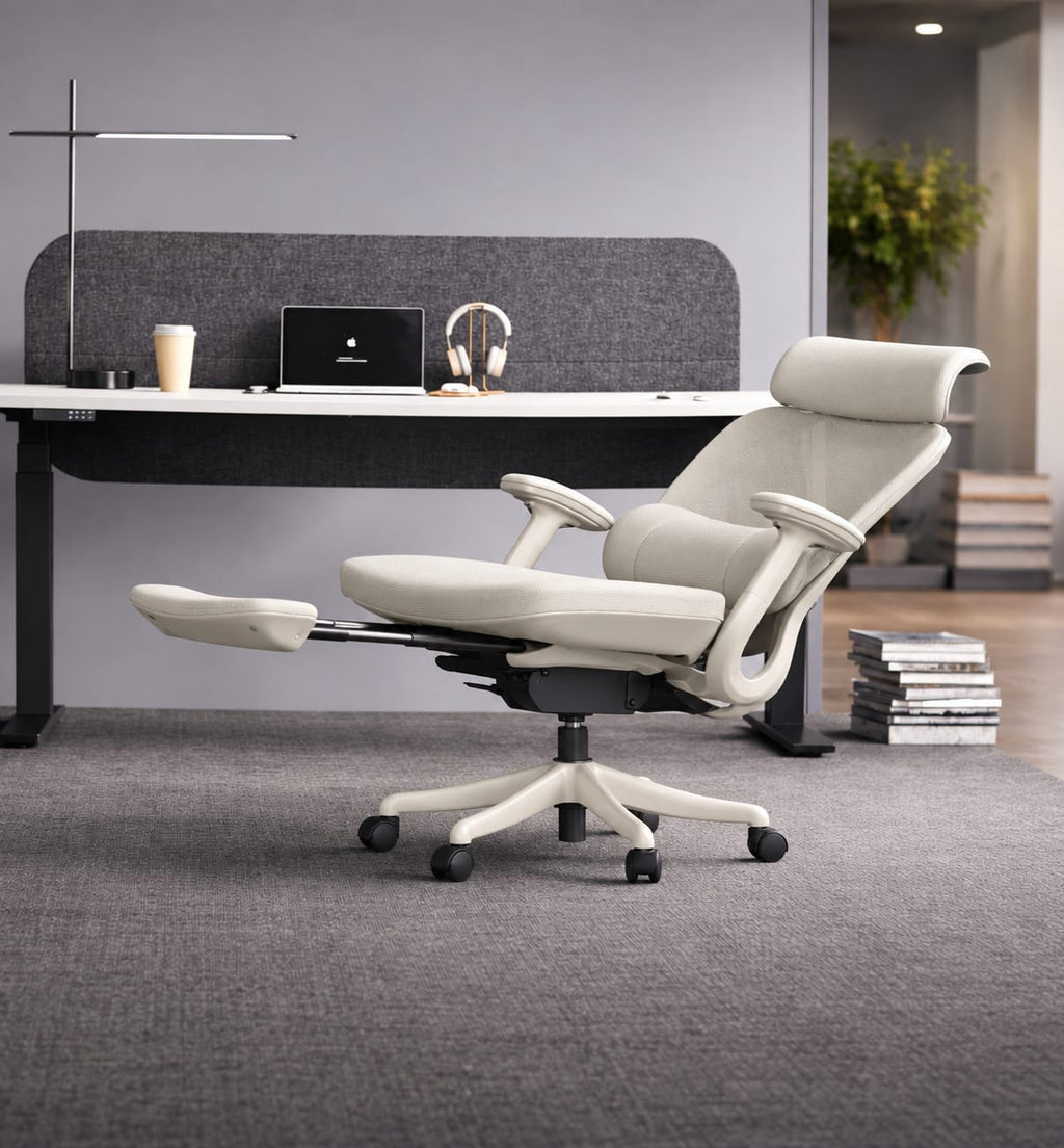 Xyron Mesh Chair in White, view 4