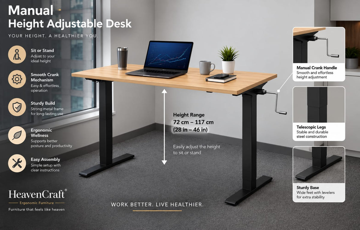 Modura Height Adjustable Table, view 5
